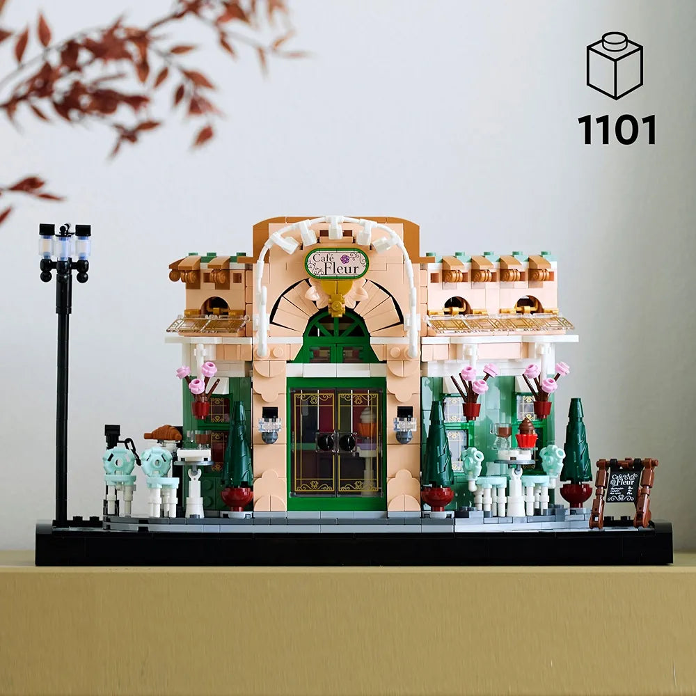 Lego Icons French Café Paris Bookshelf Decor 10362 Building Blocks for 18+ Gift