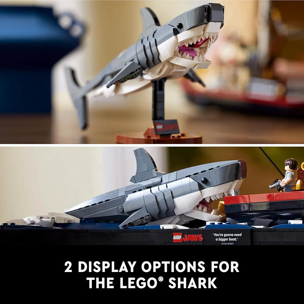 Lego Ideas Jaws, Shark Gift for Adults 21350