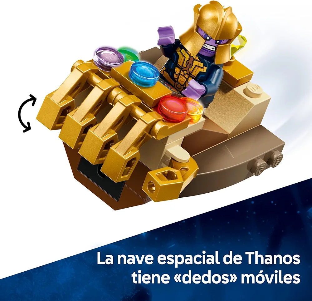 Lego Marvel Captain America vs. Thanos with 2 Minifigures 76319 Building Blocks Toys for 4+ Gift for Boys and Girls