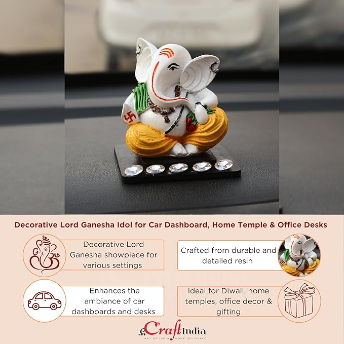 Ecraftindia Decorative Lord Ganesha Showpiece