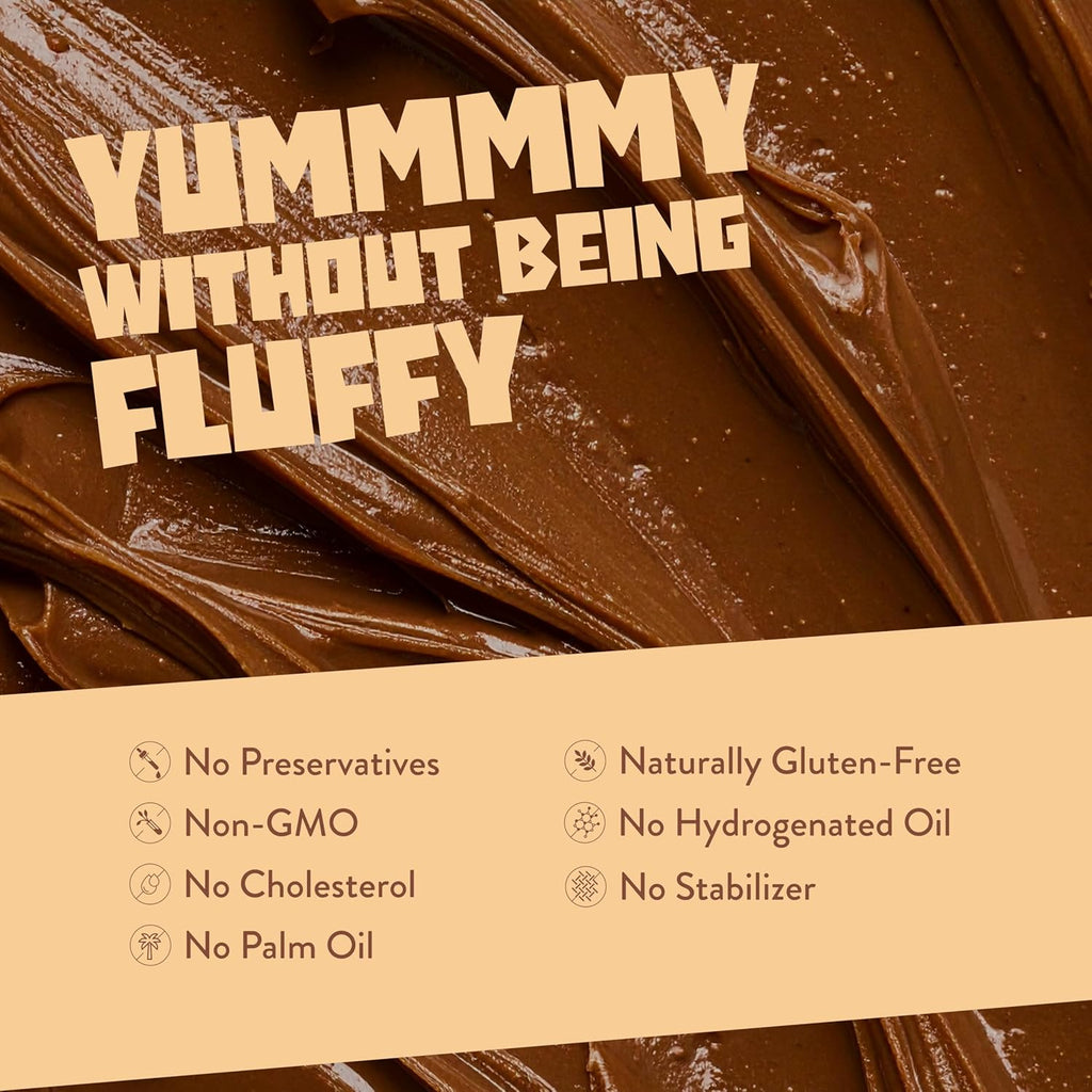 Nutrabay Foods Peanut Butter (Creamy) - Chocolate Intense, 750g | 100% Roasted Peanuts, 22g Protein, Zero Cholesterol, Vegan, Gluten Free, Non GMO