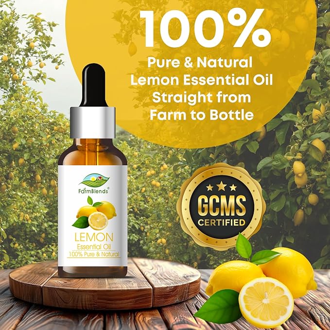 Farm Blends Lemon Essential Oil - 10 ml