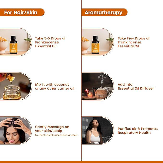 DPetals Frankincense Essential Oil - 15 ml