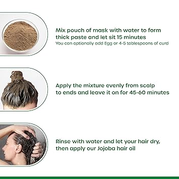 DPetals Ayurvedic Hair Mask Natural & Chemical Free for Hair-strength - 100 gms