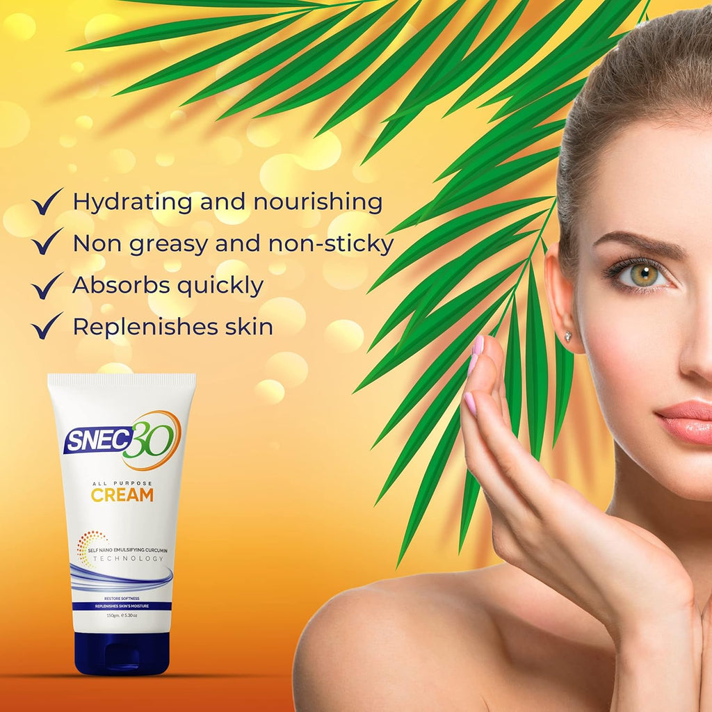 Snec30 Curcumin All Purpose Cream - 150 Gms
