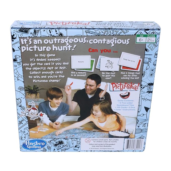 Hasbro Gaming Pictureka Board Game for Family and Kids Multicolor