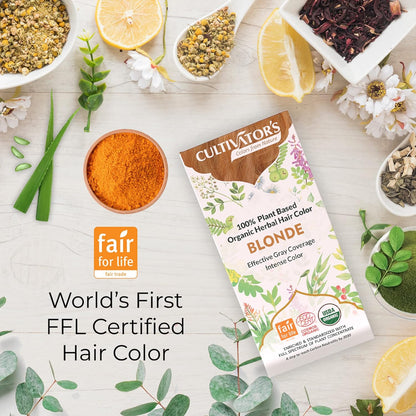 Cultivator's Blonde Organic Herbal Hair Colour - 100 gms