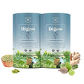 Wellbeing Nutrition Digest Green Tea | Digestive Tea with Probiotics, Digestive Enzymes, 8 Billion CFU & Fennel Seeds for better Digestion, Bloating, Gas and Acidity relief (40 Pyramid Tea Bags)