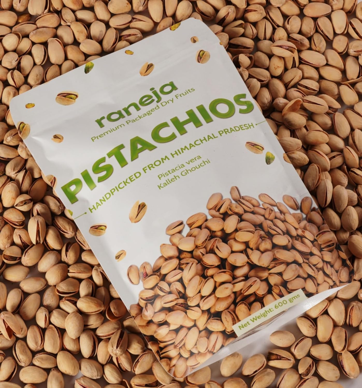 Raneja 100% Natural Premium Roasted & Salted Pistachios 300g | Pista Rich In Protein, Phosphorus, & Dietary Fibre, Nuts & Dry Fruits, Shelled Nuts, Crunchy & Delicious Healthy Snack