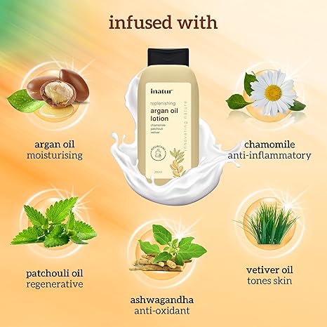 Inatur Argan Oil Lotion - 200 ml