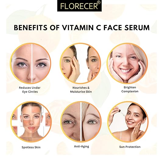 Florecer Face Serum Vitamin C for Skin Men & Women - 15 ml