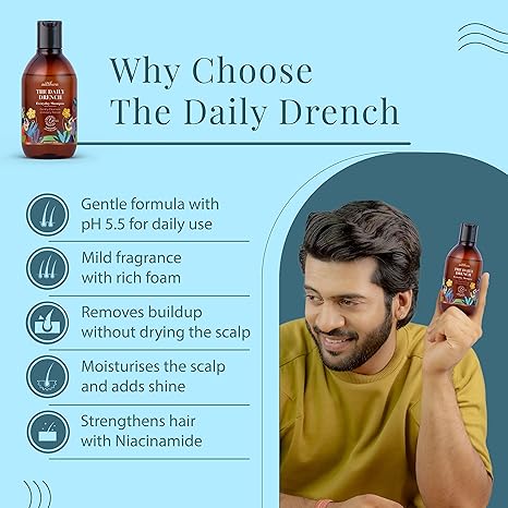 Satthwa Daily Drench - Everyday Mild Shampoo - 225 ml