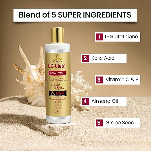Lio Cosmeds Body Lotion LC Gluta Glutathione Body Lotion - 200 ml