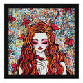 ArtX Paper Girl Wall Art Painting Abstract