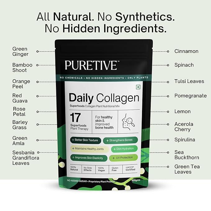 Puretive Daily Collagen Supplement - 100 gms