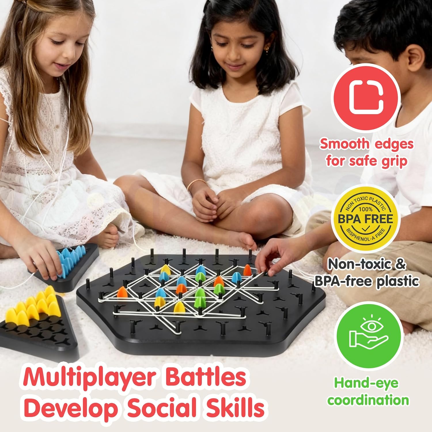 Kidology Chain Triangle Chess Game