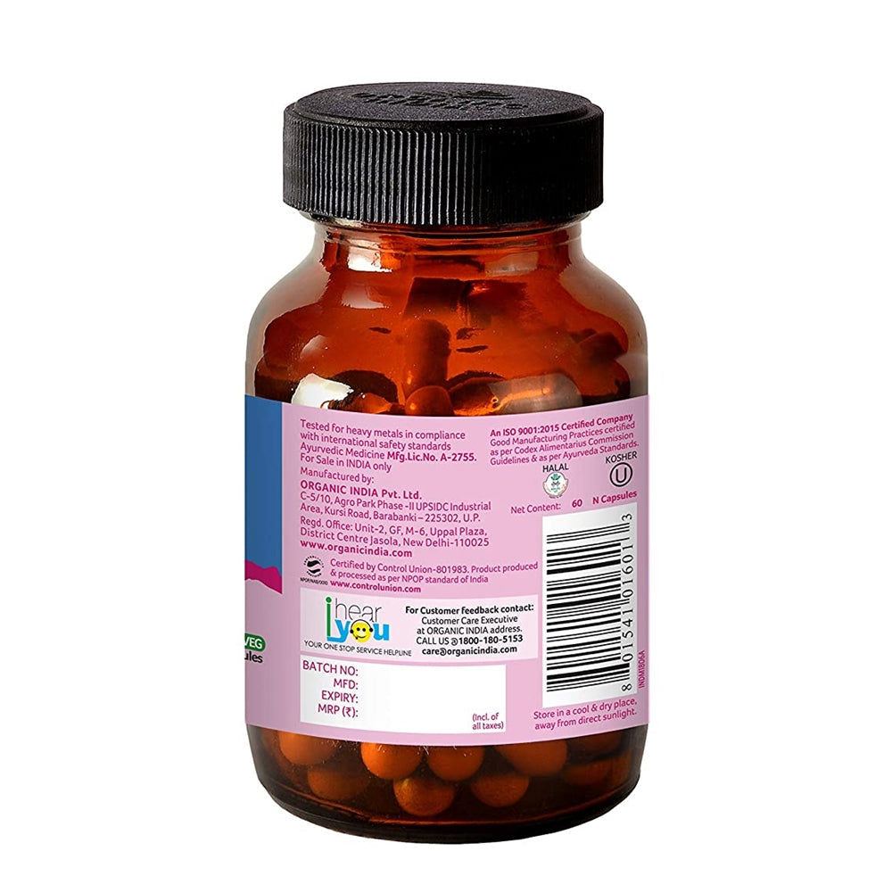 Organic India Shatavari Capsules – Ayurvedic Herbal Supplement
