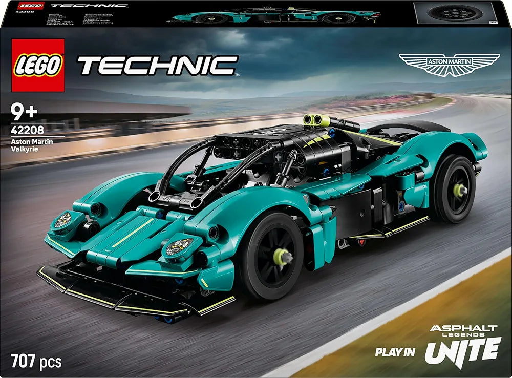 Lego Technic Aston Martin Valkyrie Buildable Car Model Kit 42208 Building Blocks Toys for 9+ Gift for Boys and Girls