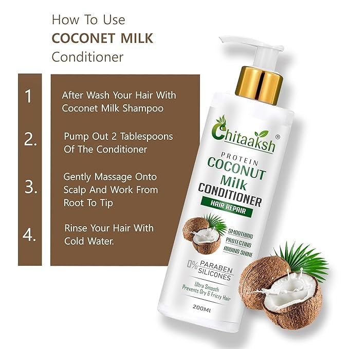 Chitaaksh Coconut Milk Conditioner - 200 ml