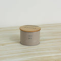 Femora Kitchen Storage Jars Tin Jar With Wooden Lid Air Tight Jar | 300 Ml | Set of 1