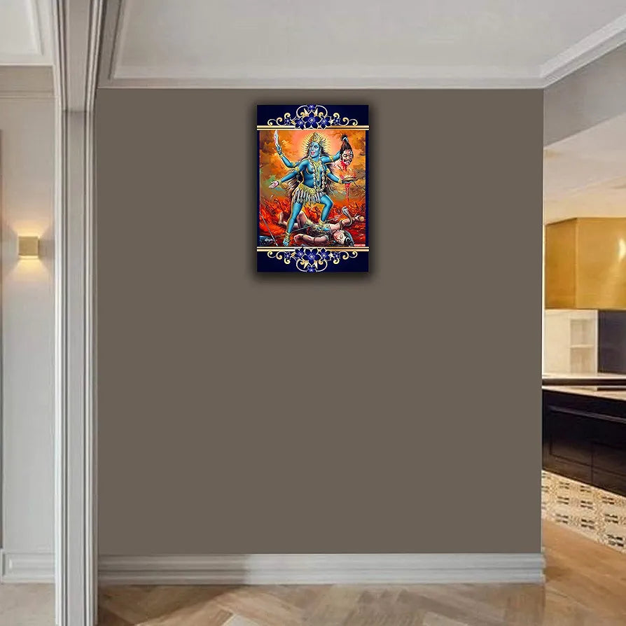 Rangoli MDF Wall Stick Decorative Panel 12x18 Wall Art P-1 Design-18