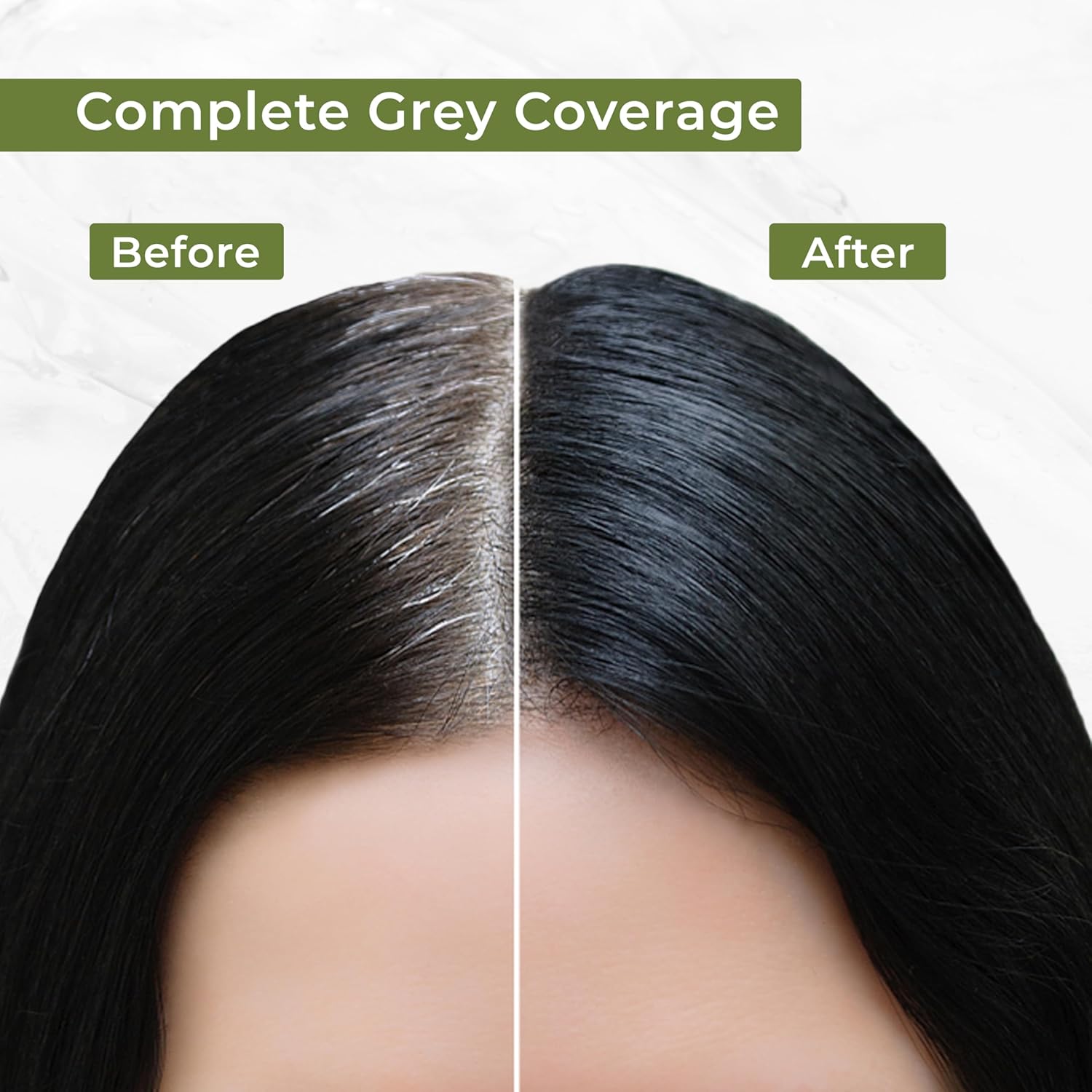 INDUS VALLEY Damage Free Natural Gel Hair Colour for Women | Ammonia & PPD Free Organic Hair Colour with 100% Grey Coverage, Long Lasting Hair Color Trial Pack (Black, 65 ml)