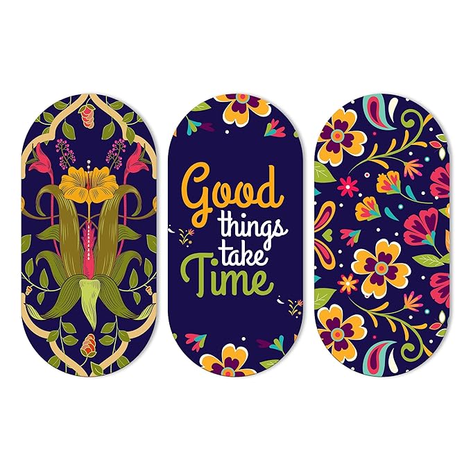 Positive Quote Wooden Wall Hanging Decoration Items for Home Set of 3 (WH_9026N)