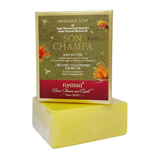 Nyassa Luxurious Son Champa Handmade Natural Bathing Soap - 150 Gms