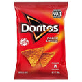 Doritos Frito Lay Nacho Cheese Flavored Tortilla Chips - 190 gms