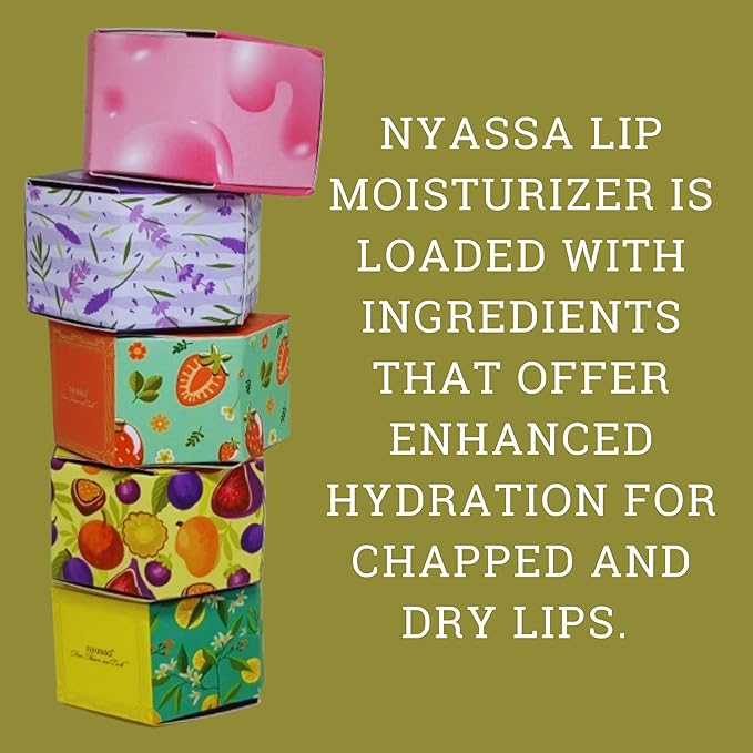 Nyassa Lemonade Stand Intense Lip Balm With Shea Butter & Organic Sweet Almond Oil - 6 Gms