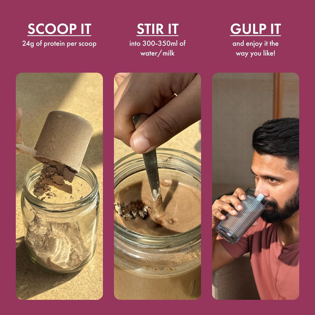 Cosmix No-Nonsense Plant Protein Pro | 24g Plant Protein/Serve | Mahabaleshwar Strawberry | Clean Vegan Yeast Protein | Gut-Friendly | Easy to Digest | All Essential Amino Acids | Made with Real Mahabaleshwar Strawberries | 500gm