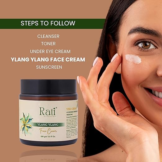 Rati Ayurveda Ylang Ylang Face Cream - 100 gms