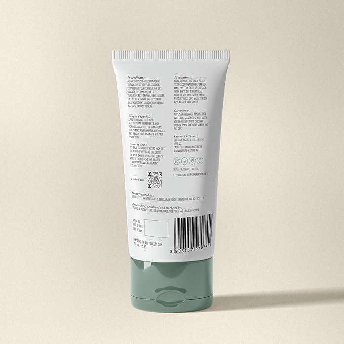 Nature4Nature Face Wash with Orange & Ginger Lily – 100 Ml