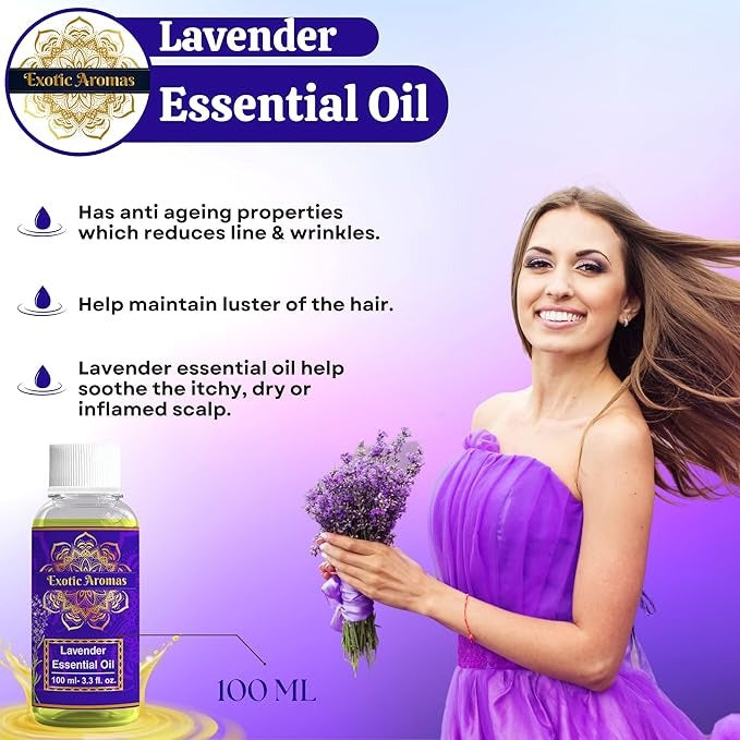 Exotic Aromas Essential Oil Lavender - 100 ml