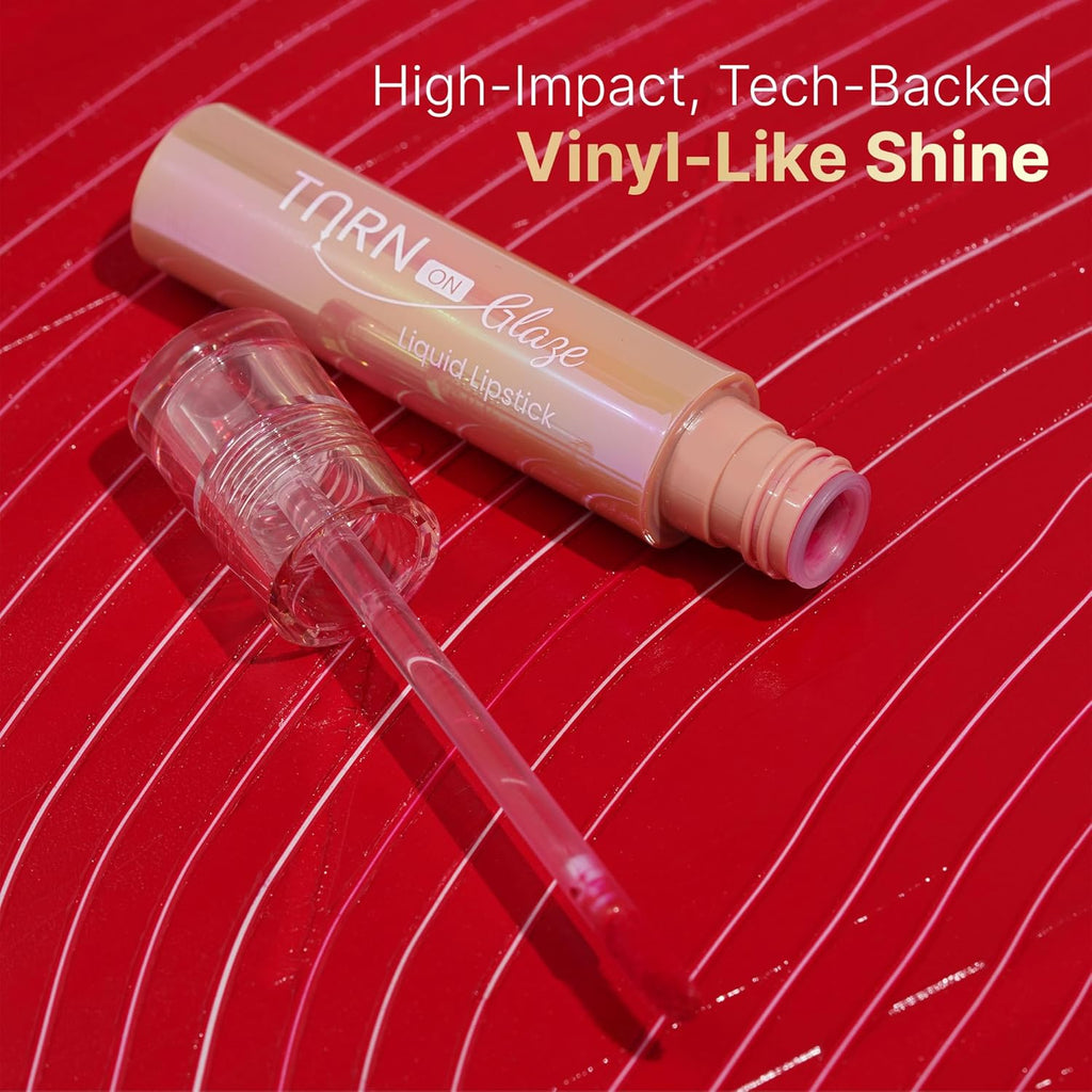 Swiss Beauty Select Turn on Glaze Liquid Lipstick| Vinyl- Like-Shine | Infused with Vitamin E and Argon Oil | Shade- Turn on Pink, 3ml |