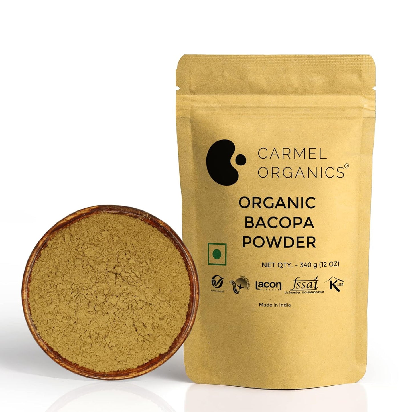 Carmel Organics Bacopa Powder - 340 gms