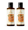 Khadi Organique Woody Sandal & Honey Hair Shampoo Cleanser - Pack of 2 - 420 ml