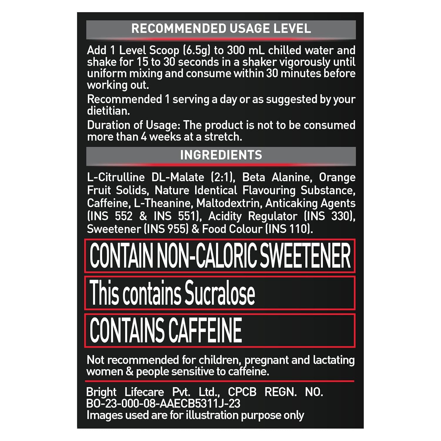MuscleBlaze Pre Workout 200 Xtreme (Tangy Orange, 15 Servings, 100g) | 200mg Caffeine, 200mg Theanine, 2000mg Beta Alanine, 3000mg Citrulline