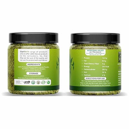OurHerb Pure Neem Leaves Powder - 200 gms