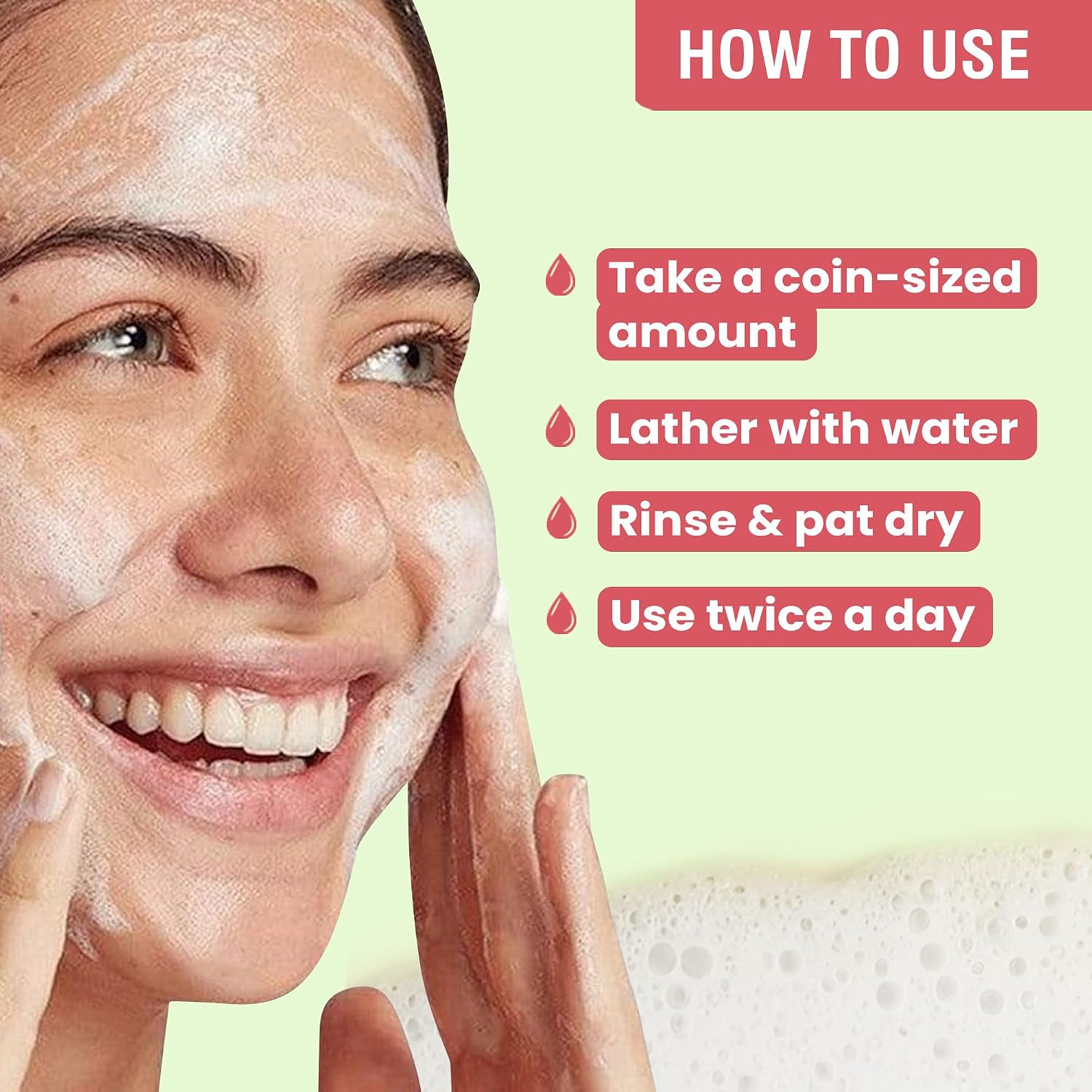 Glamveda Watermelon & Collagen Face Wash | Anti Ageing Face Wash For Glowing Skin, Reduces Fine Lines, Wrinkles & Skin Dullness, Removes Excess Oil & Dirt | All Skin Types |For Women & Men| 100ml