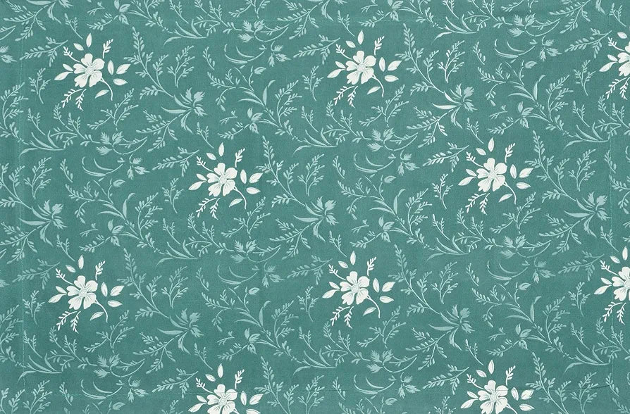 Homefab India 210 TC Cotton Single BedSheet with 1 Pillow Cover Floral Green