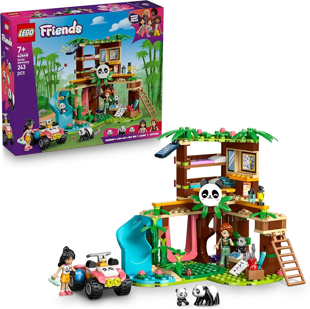 Lego Friends Panda Sanctuary Animal Care Building Set Toy 42648 Building Blocks Toys for 7+ Gift for Boys and Girls