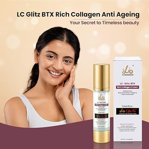 Lio Cosmeds Collagen Rich Cream For Anti-Aging Skin - 50 gms