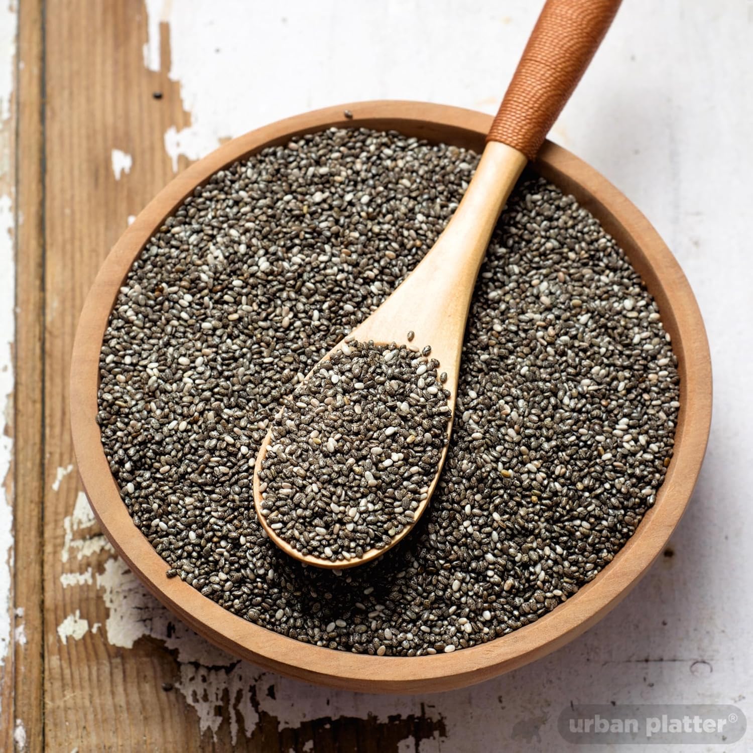 Urban Platter Black Chia Seeds, 200g (Rich in Omega-3, Fibre & Protein | Superfood)