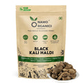 Namo Organics - Kali Haldi Turmeric Original - 150gm - Dried Black Turmeric | kali haldi ki ganth For Pooja | Raw and Natural