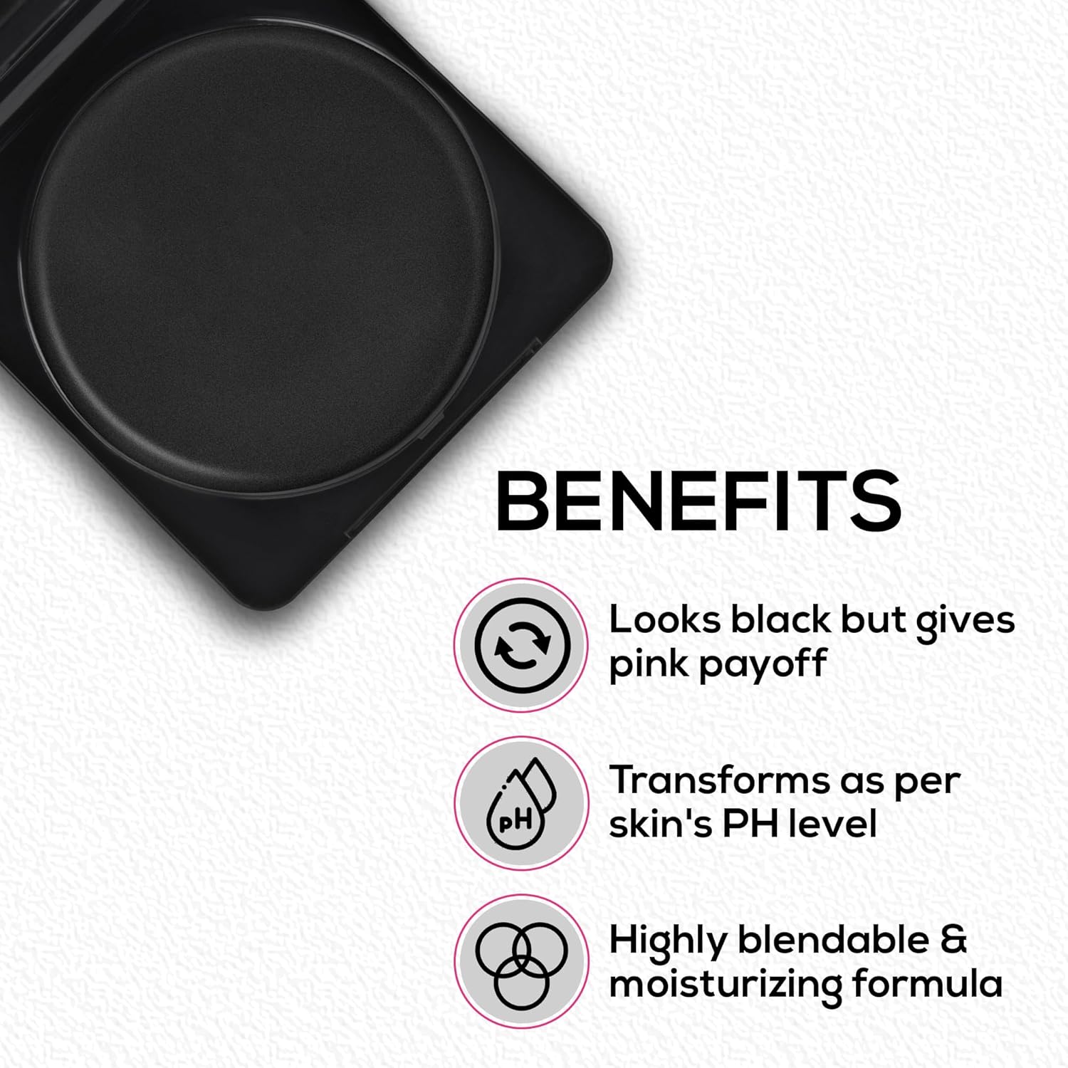 RENEE Madness PH Blush | Instant Unique Pink Payoff | Highly Blendable | Light Weight | Long Lasting | Moisturizing Formula | Enriched With Olive | Macadamia & Shea | Paraben Free & Cruelty Free | 3 Gm
