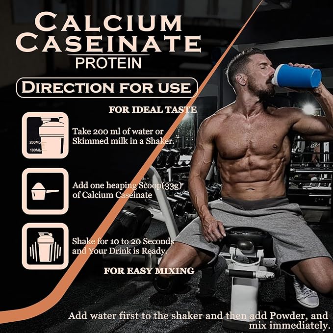 Nakpro Calcium Caseinate Protein Vanilla Flavour - 1000 gms