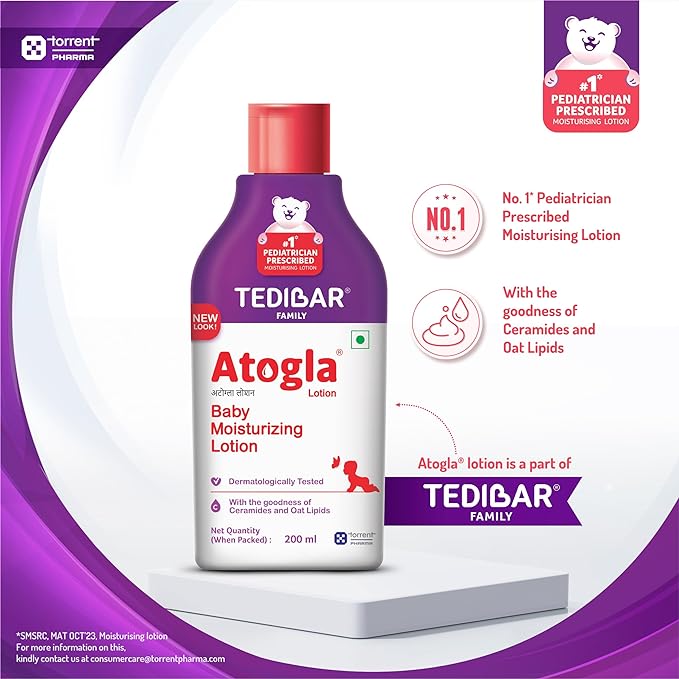 Torrent Pharma Atogla Tedibar Atogla Baby Lotion - 200 ml