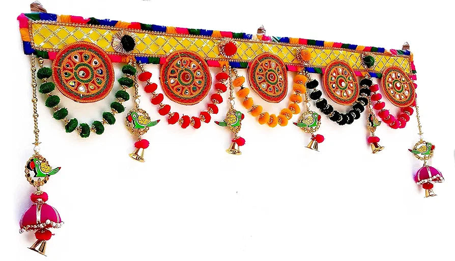 CraftVatika Toran Hanging Bandarwal 94 Cm Multicolour