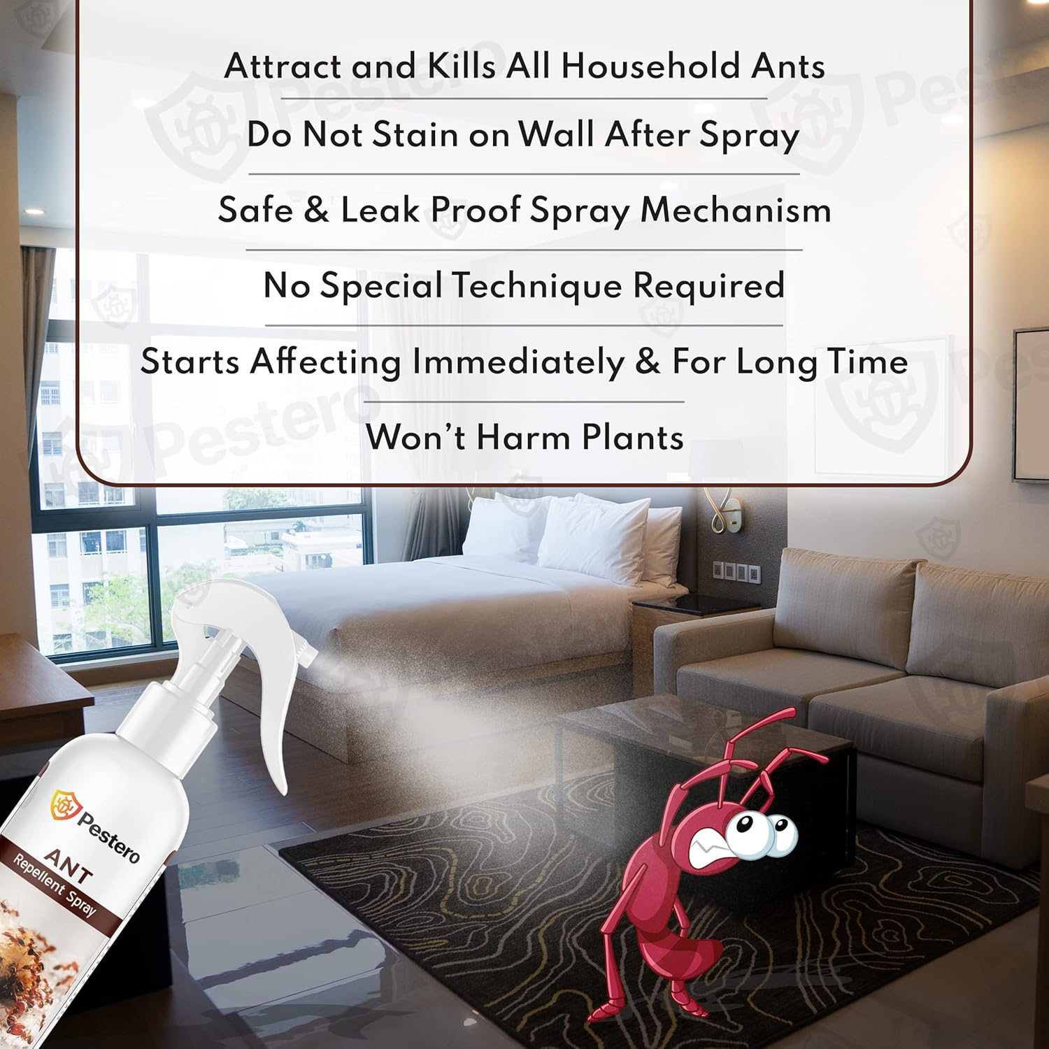 Herbal Ant Repellent For Home | Eliminates Bed Bug Colony in 10 Minutes | Anti Ant Spray For Home And Kitchen | Red Ants Repellent | Red Ant Repellent For Home